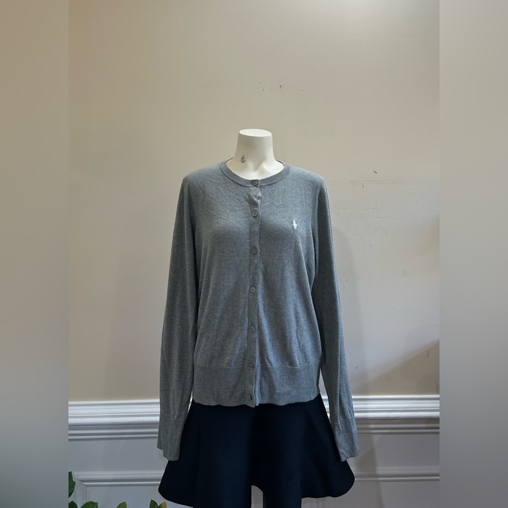 Polo Ralph Lauren Gray Cardigan Sweater